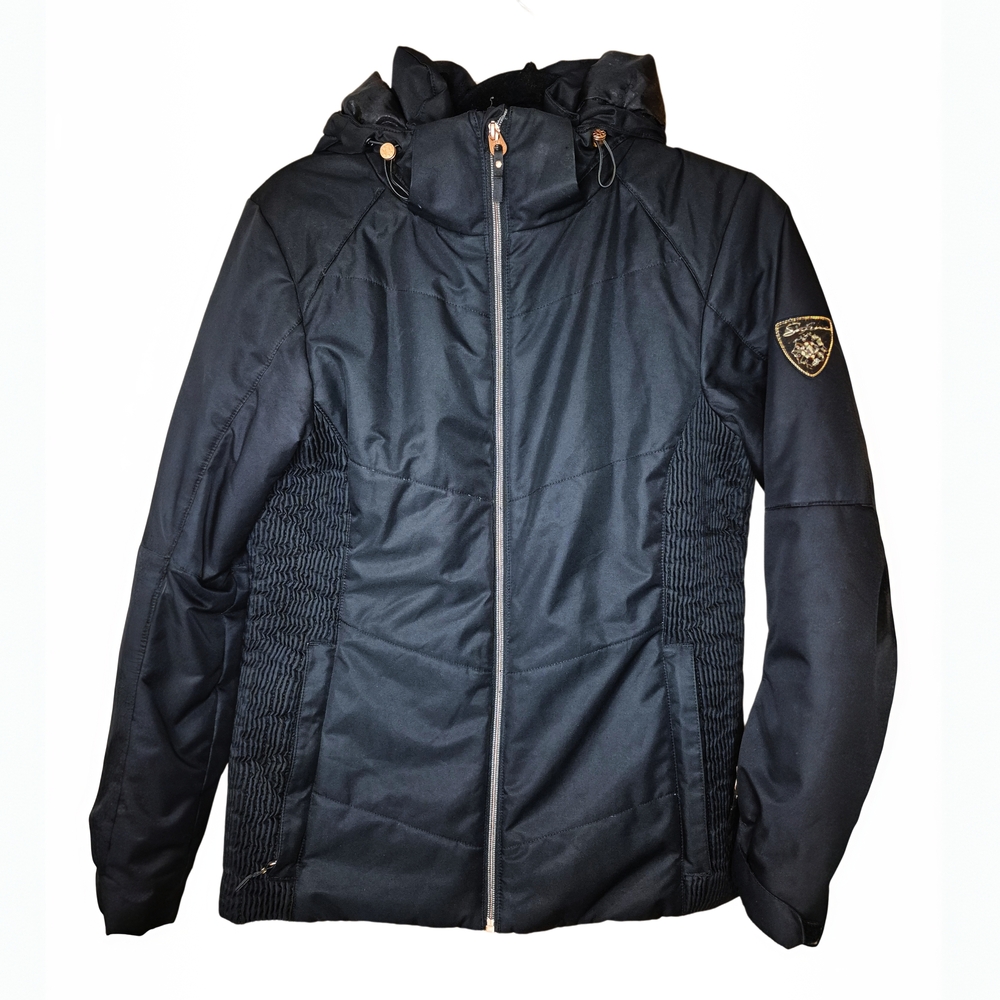 McKinley Safine Black Hooded Jacket Women’s Small Waterproof Aquabase Pro